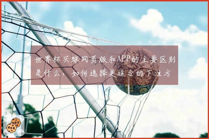 世界杯买球网页版和APP的主要区别是什么,如何选择更适合的下注方式?