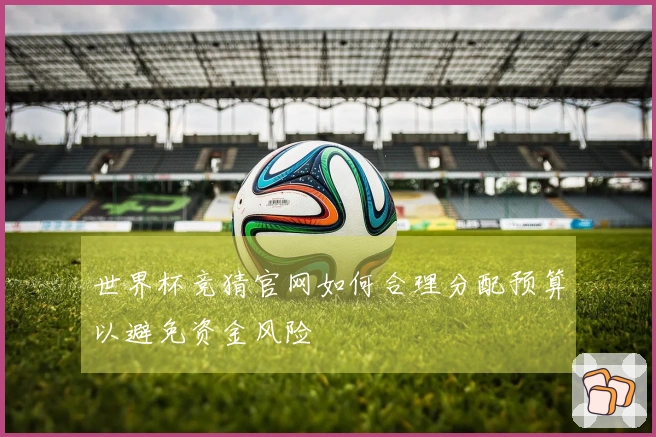 世界杯竞猜官网如何合理分配预算以避免资金风险