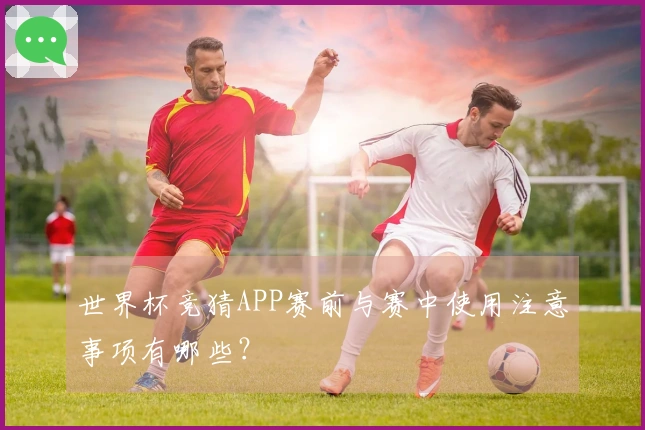 世界杯竞猜APP赛前与赛中使用注意事项有哪些？
