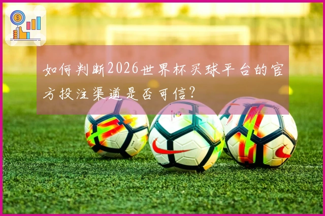 如何判断2026世界杯买球平台的官方投注渠道是否可信？